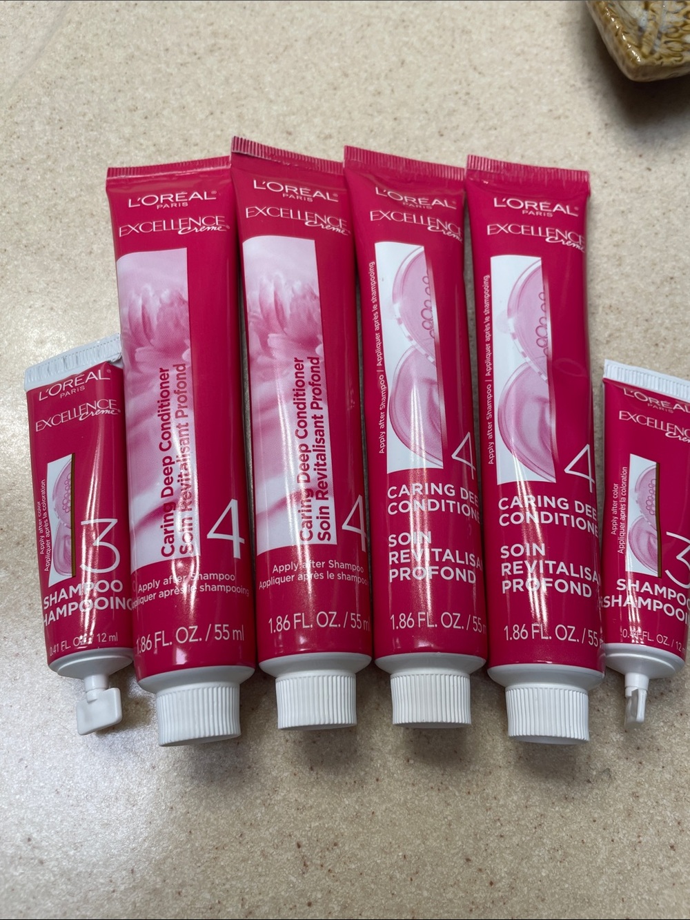 L'Oreal Excellence Deep Conditioner Tubes